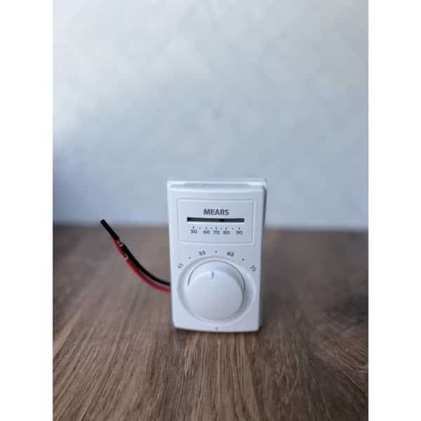 Single Pole With Thermometer , White