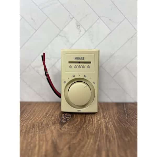 Double Pole Heat Control w/ thermometer, Double Pole with thermometer