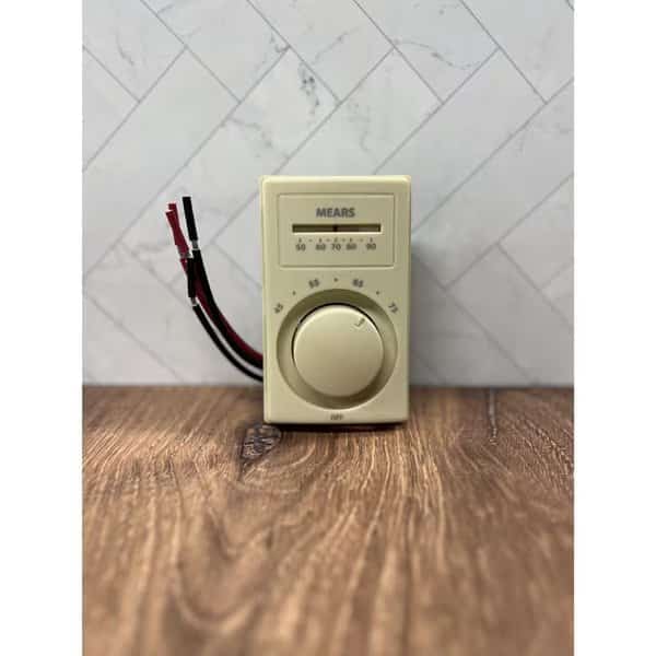 Double pole with thermometer & anticipator Double pole with thermometer & anticipator