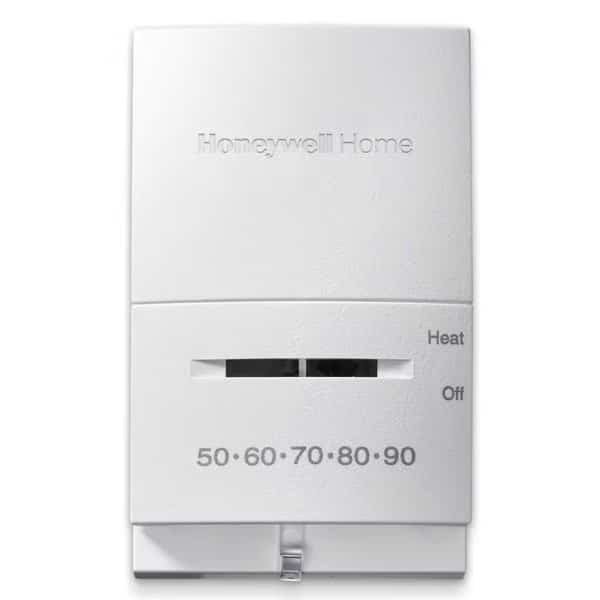 Heat Only Manual Positive Off, Heat Only 50 Degrees - 90 Degrees   Positive Off