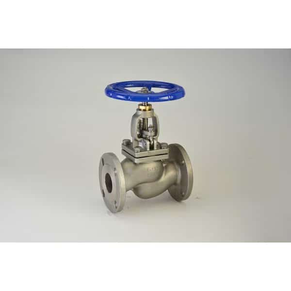 4", Stainless Steel Class 150 Flanged Globe Valve