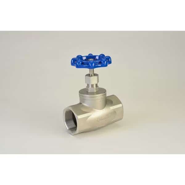 1-1/4", Stainless Steel 200 WOG Threaded Globe Valve