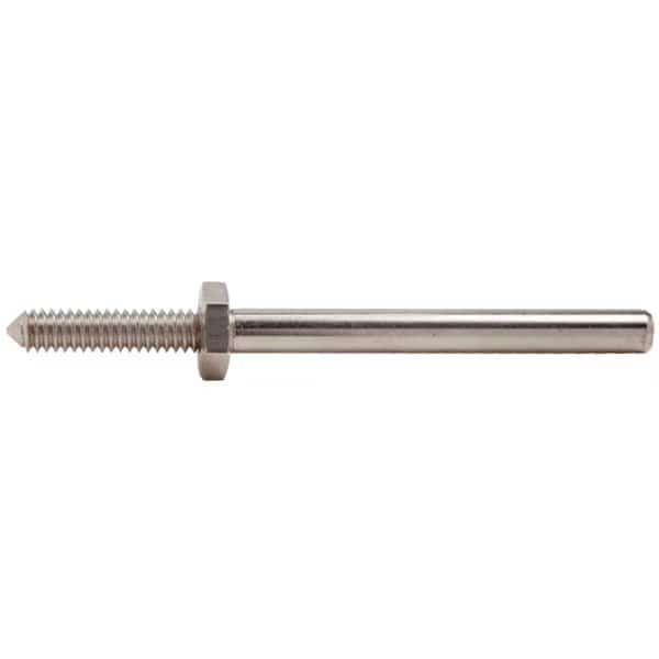 CPM-17 Quick Change Mandrel for Rubberized Abrasive Cones & Points with Hex Nut