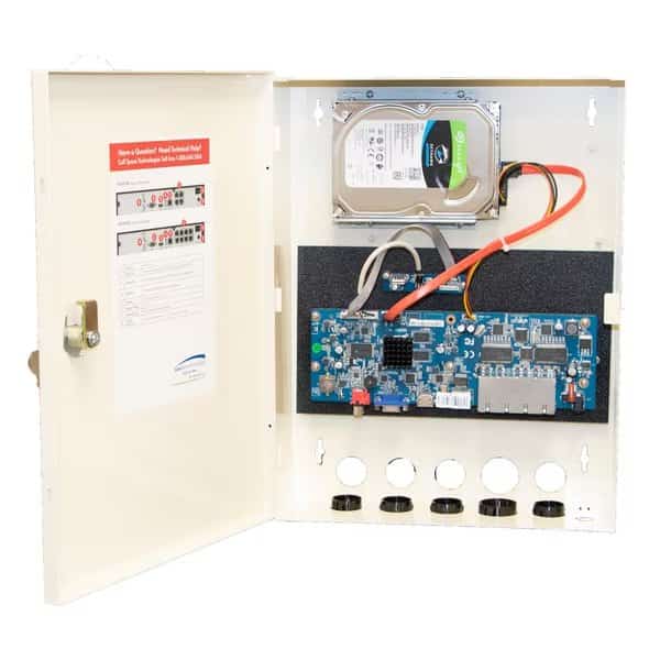 8 Ch Wall Mount 4K NRL with 8TB HD