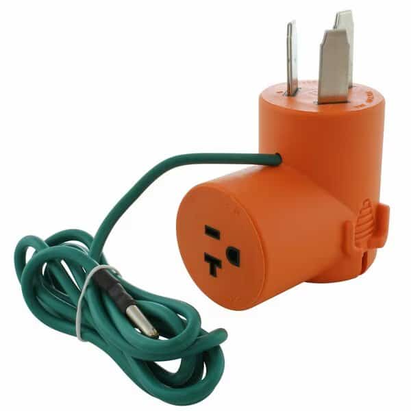 Plug Adapter, 1 Outlet(s) 5-20R, 10-50P, 5-20P, 10-50P, 0 ft., Orange