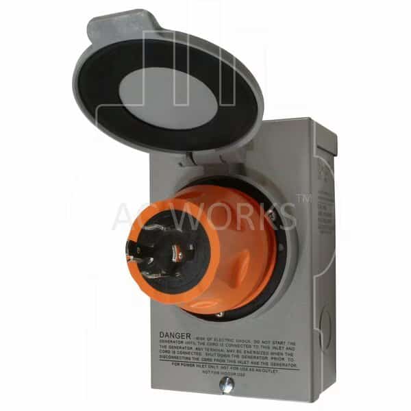 Plug Adapter, CS6364, L14-20P, 0 ft., Orange