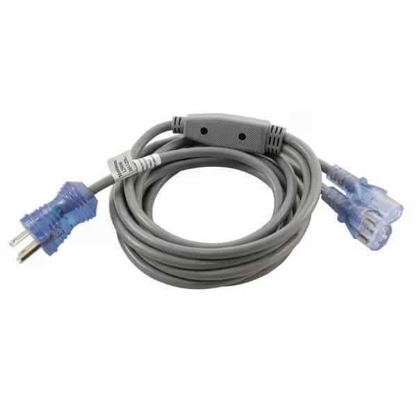 10A 10FT 18/3 Medical Hospital Grade Y Power Cord with 2 IEC C13