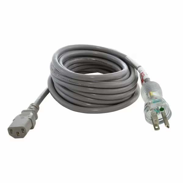 3ft 10A 18/3 Medical Grade Power Cord with C13 Connector
