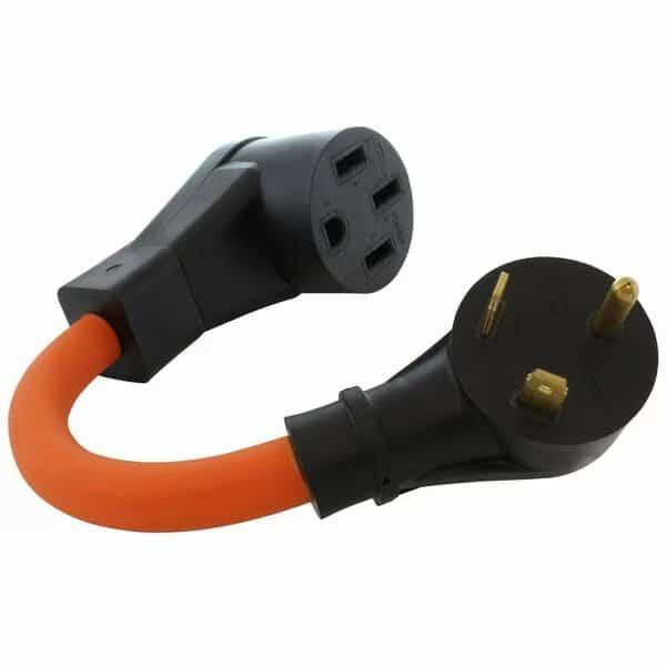 1ft. RV Adapter TT-30P RV 30A Male Plug to RV 50A 14-50R Connector