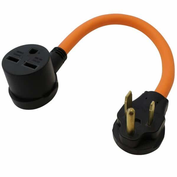 1.5FT 6-50P Welder Plug to 6-30R 3-Prong 30 Amp 250 Volt Commercial HVAC Female Adapter, Ac Works, Mfr#: S650630-018