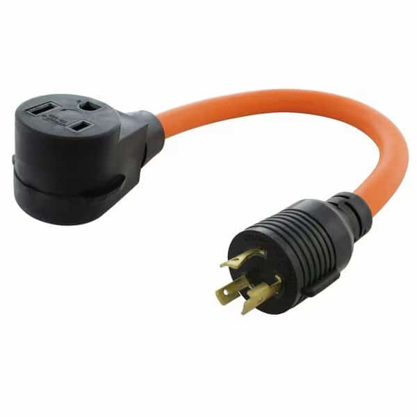 Plug Adapter, STW, 6-50R, L6-20P, 6-50P, L6-20P, 1.5 ft., Orange
