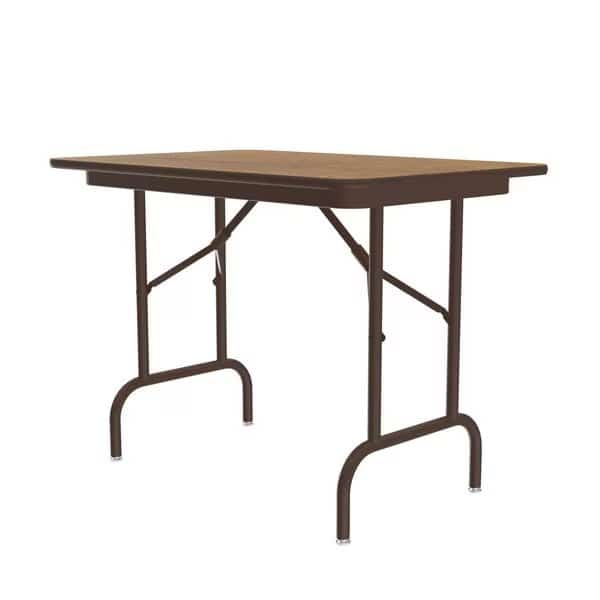 CF TFL Folding Tables - Keyboard Height 24x36 Medium Oak