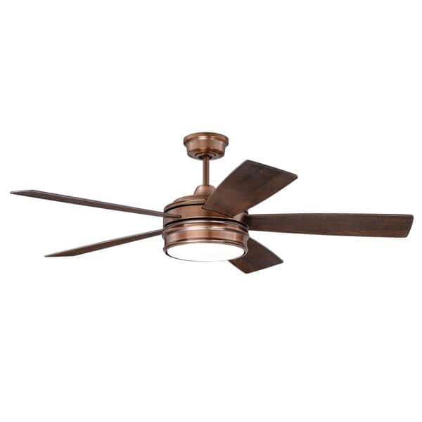 5 Blades, 3 Speeds, 120V/60 Hz, 52 in W