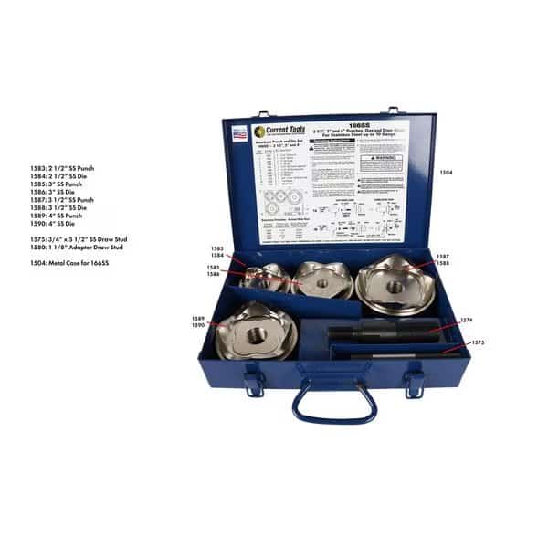 2-1/2"  Stainless Steel Knock-Out Die