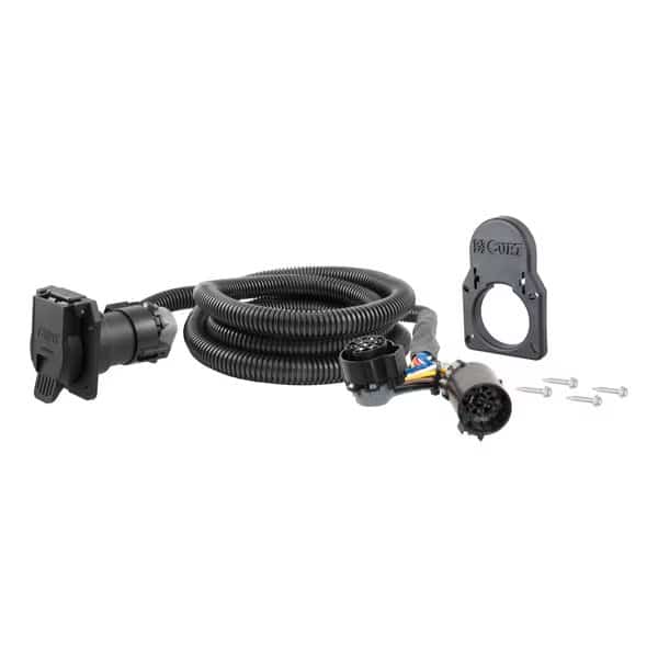 7' GM Wiring Harness Ext. & Cover (Adds 7-Way RV Blade to Truck Bed)