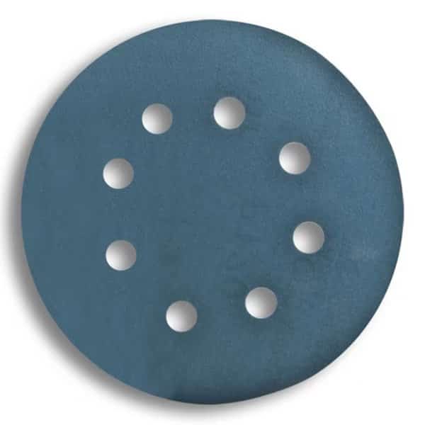 Hook-and-Loop Sanding Disc, 5 in. Dia, 8 Hole, 150 Grit