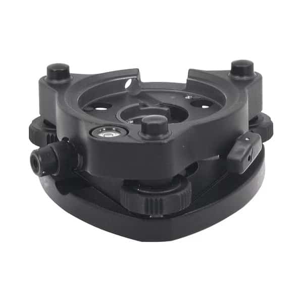 1200 Swiss-Style Tribrach W/ Optical Plummet, Black