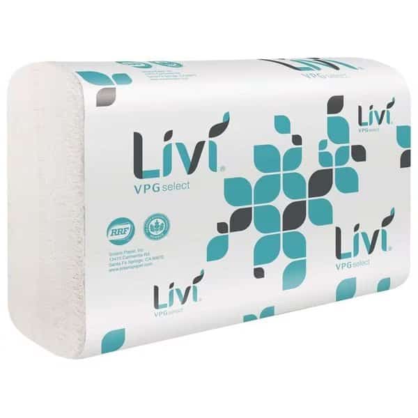 1-Ply Premium White Multi-Fold Paper Towels, 16PK