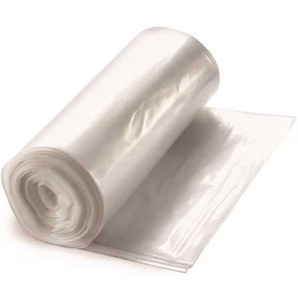 17 Gal. 0.30 mil 24 in. x 32 in. Clear Low-Density Trash Bags, 1000PK