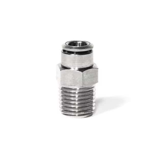 Male Connector, 5/16" OD X 3/8" NPT