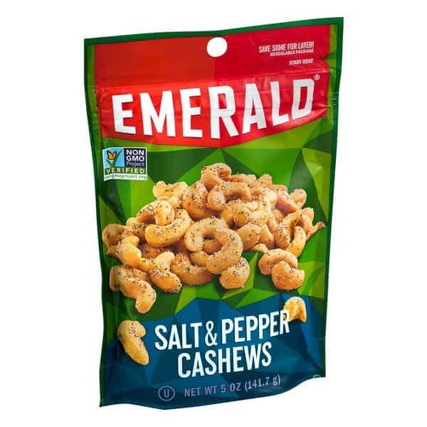 Cashew Sea Salt Pepper Emerald 5 oz., PK6