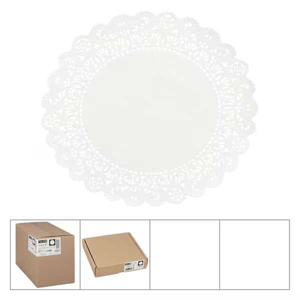 Lapaco 8'' Normandy Lace Doilies, PK500