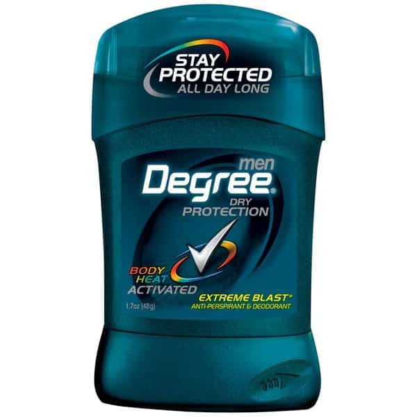Degree Men Extreme Blast Invisible Solid Deodorant 1.7 oz., PK12, Degree, Mfr#: 26510