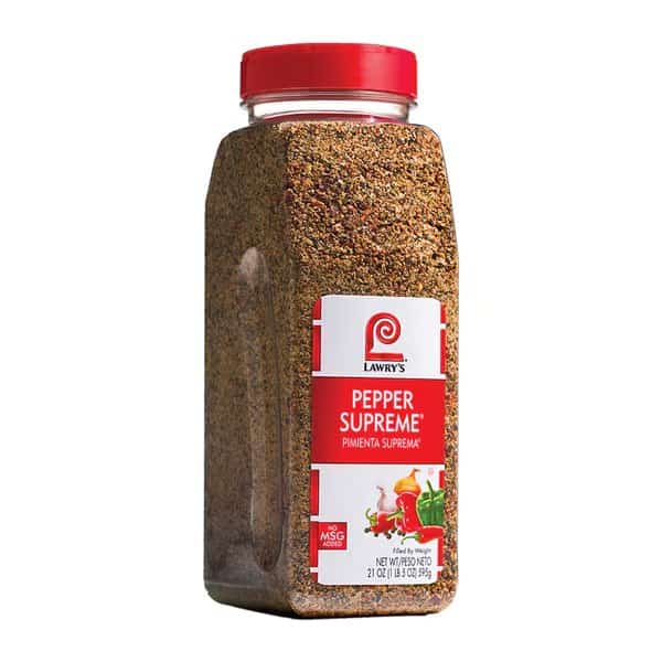 Lawry's Pepper Supreme 21 oz., PK6, Lawrys, Mfr#: 900332725