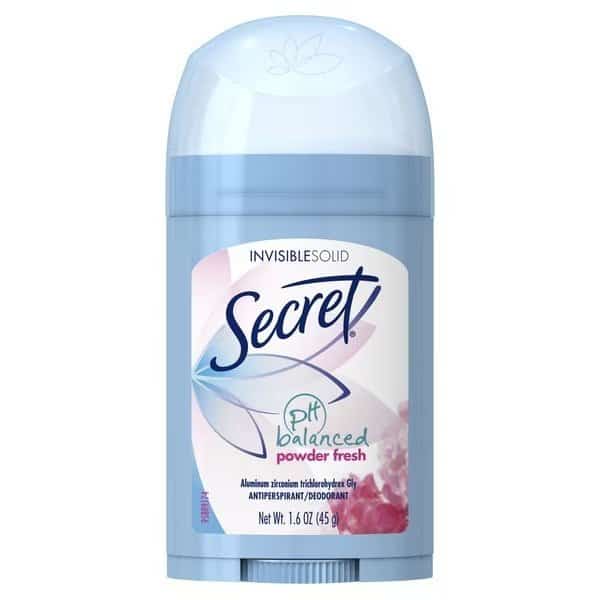 Secret Invisible Solid Powder Fresh 1.6 oz. Deodorant, PK12