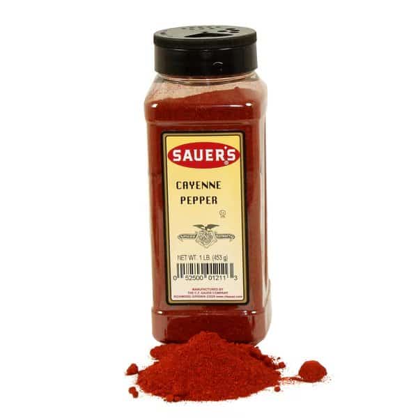 Sauer Cayenne Pepper 1lbs Bottle, PK6, Sauer, Mfr#: 01211