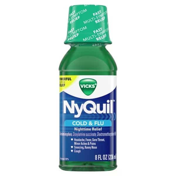 Vicks Original Liquid Nyquil 8 fl. oz., PK12