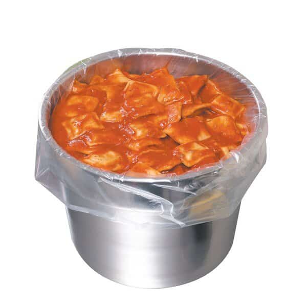 High Density 1/4 Size Pan 18"x14" Twist Tie Steam Pan Liner, PK250