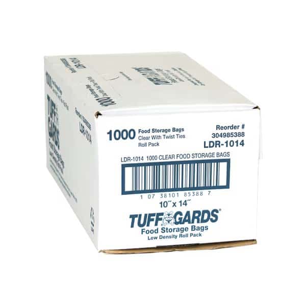 Bag Low Density Roll Pack 10x14 Food Storage, PK1000