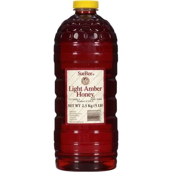 Sue Bee Light Amber Honey 5lbs Jug, PK6