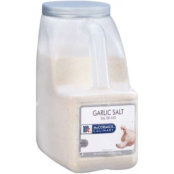 McCormick Garlic Salt 12lbs Container, PK3