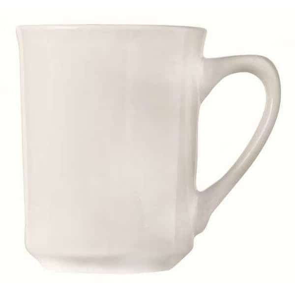 Porcelana 8.5 oz. Bright White Kona Mug, PK36