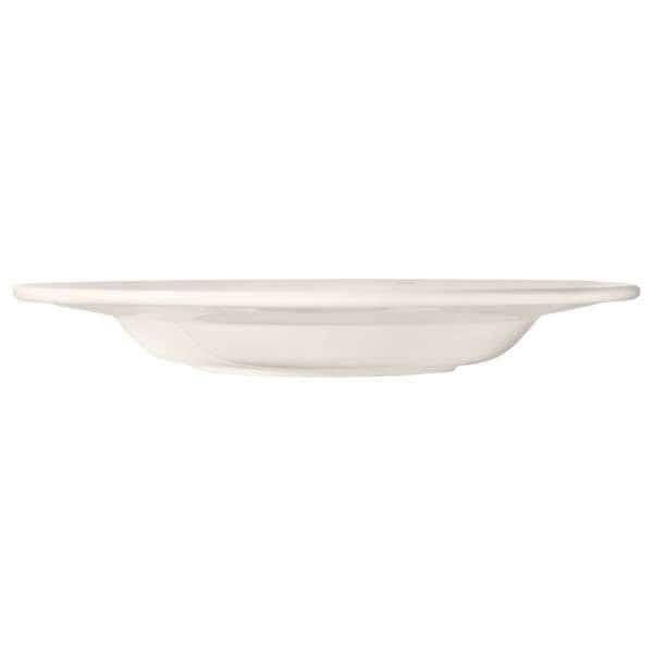 Porcelana Rolled Edge 12" Undecorated Bright White Pasta Bowl, PK12
