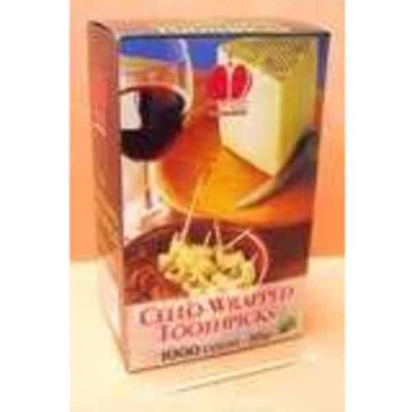 Goldmax Individually Wrapped Cello Mint Toothpick, PK12000