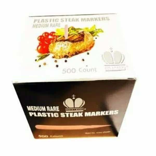 Goldmax Medium Rare Steak Plastic Marker, PK5000