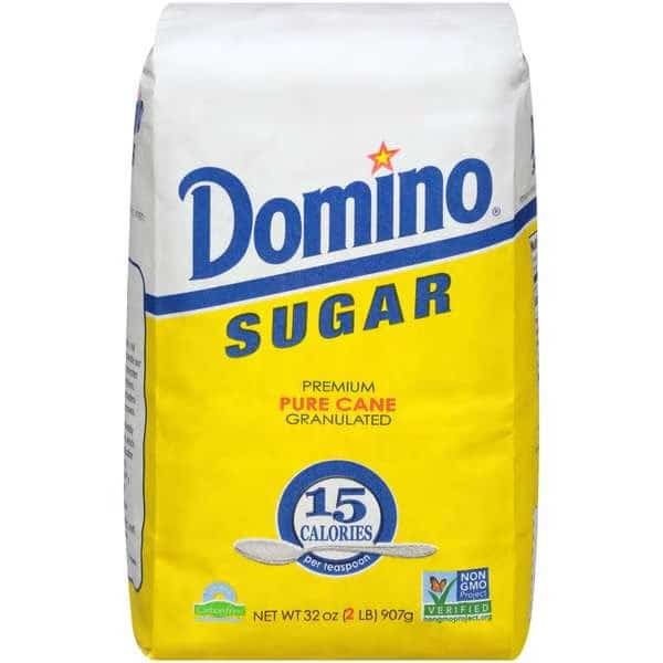 Domino Sugar Bale Extra Fine Granules 2lbs, PK20