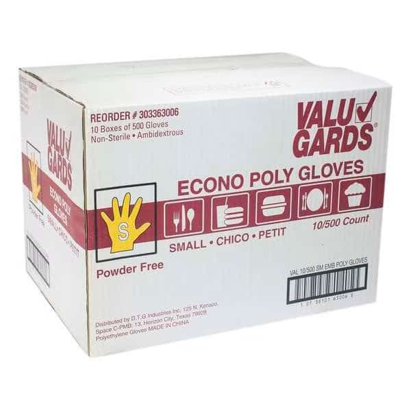 Disposable Gloves, Powder-Free, 5000 PK