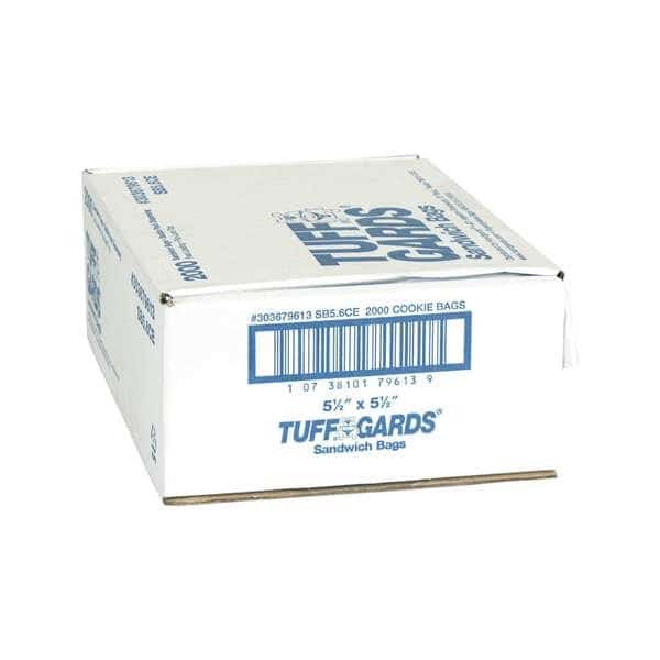 5.5"x5.5" High Density Clear Saddle Printed Cookie Bag, PK2000