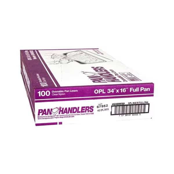 Pan Handlers 34"x16" Full Size 400 Degree Ovenable Pan Liner, PK100