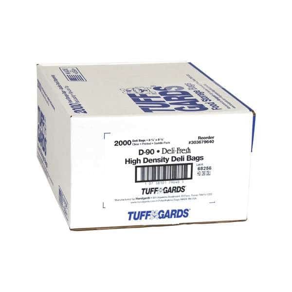 8.5"x8.5" Printed Deli Fresh High Density Saddle Deli Bag, PK2000