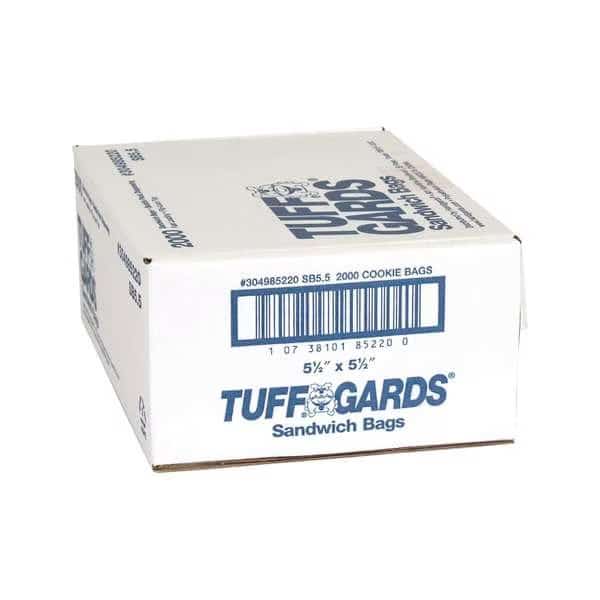 Handgards Tuffgards Sandwich High Density Saddle 5.5"x5.5" Bag, PK2000