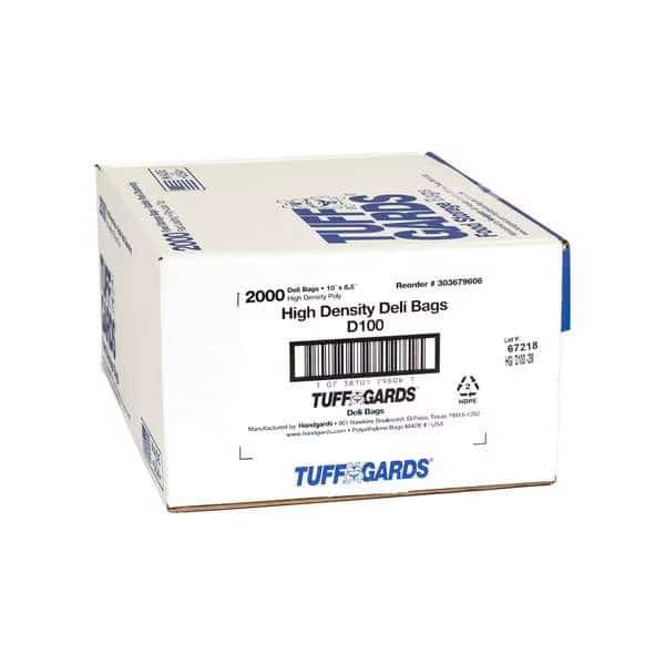 10"x8.5" Large High Density Saddle Deli Bag, PK2000