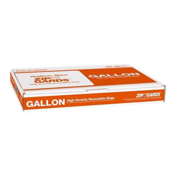 High Density Recloseable Clear Flat Stack Gal Freezer Bag, PK250