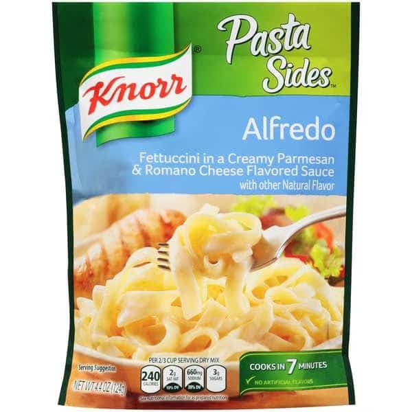 Knorr Pasta Sides Alfredo Flavor Pasta 4.4 oz., PK12