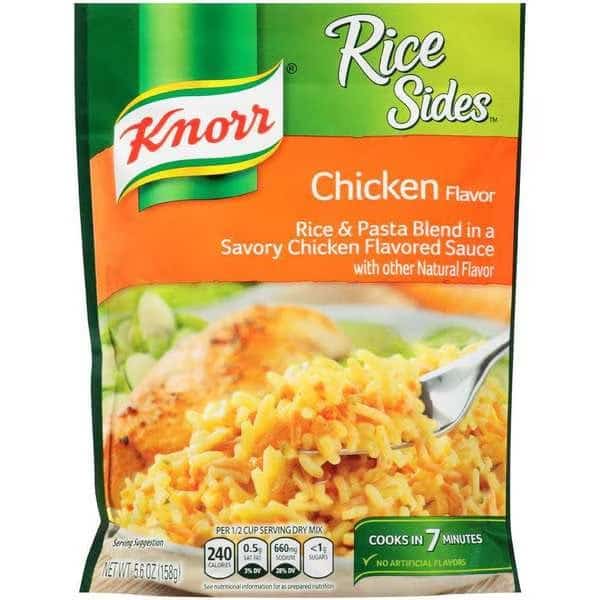 Knorr Rice Sides Chicken Flavor Rice 5.6 oz., PK12