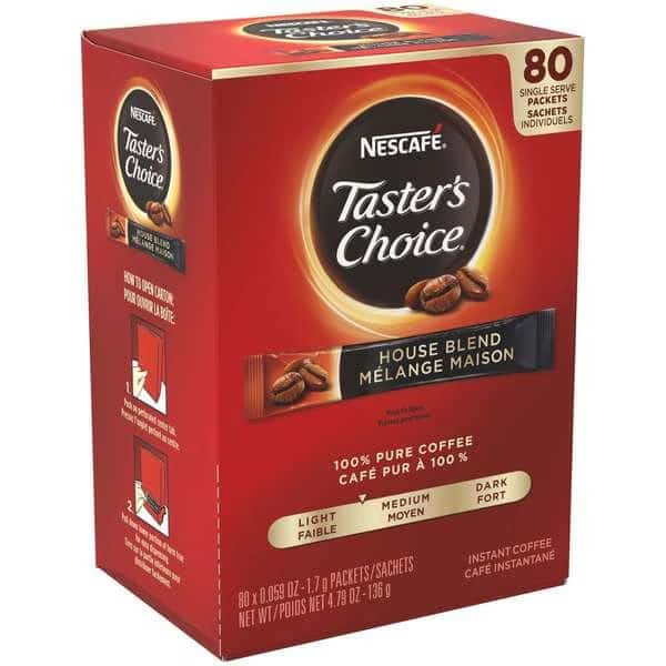 Nescafe Taster's Choice Stick Pack 4.79 oz., PK6, Nescafe, Mfr#: 00028000157821